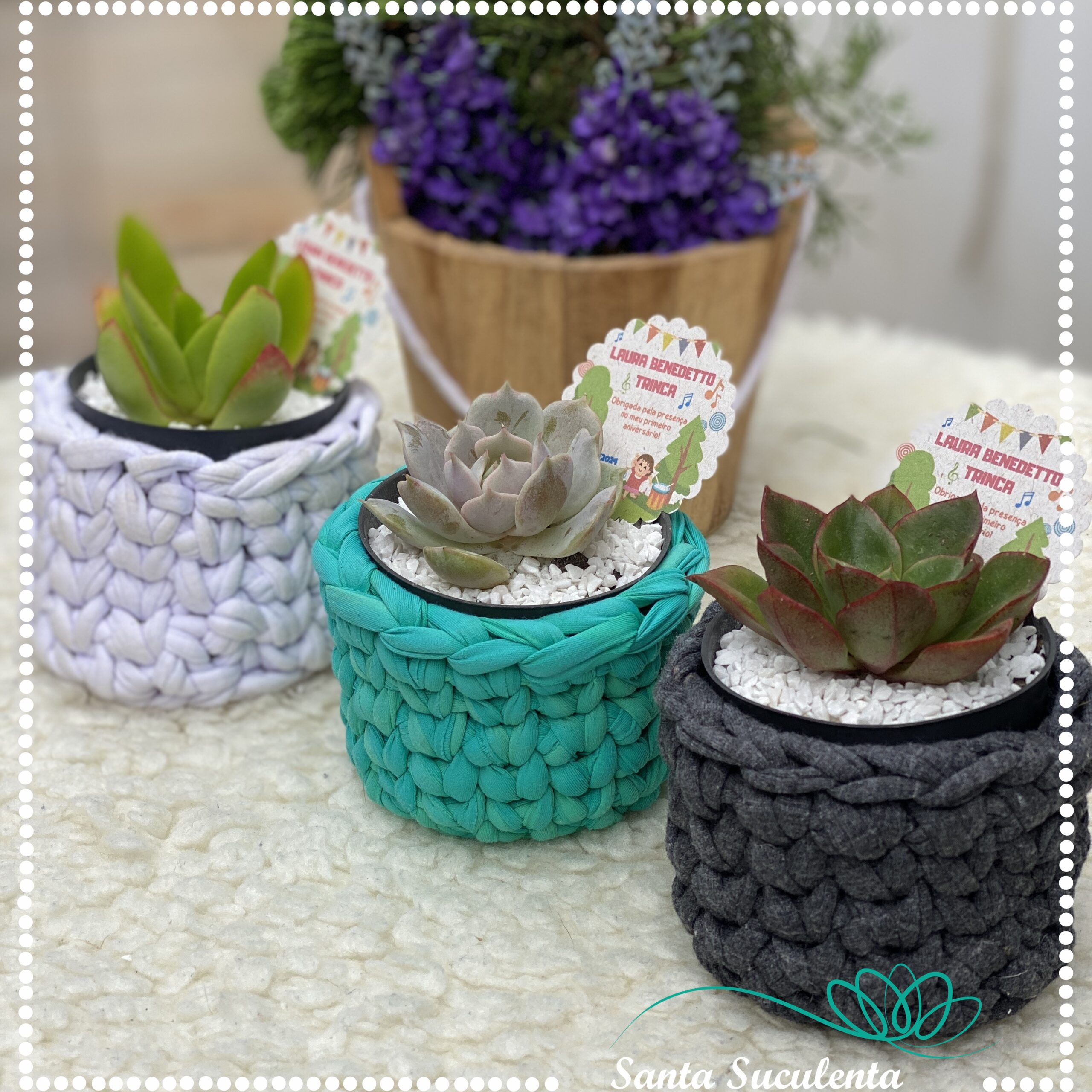 LEMBRANCINHA CACHEPÔ CROCHET